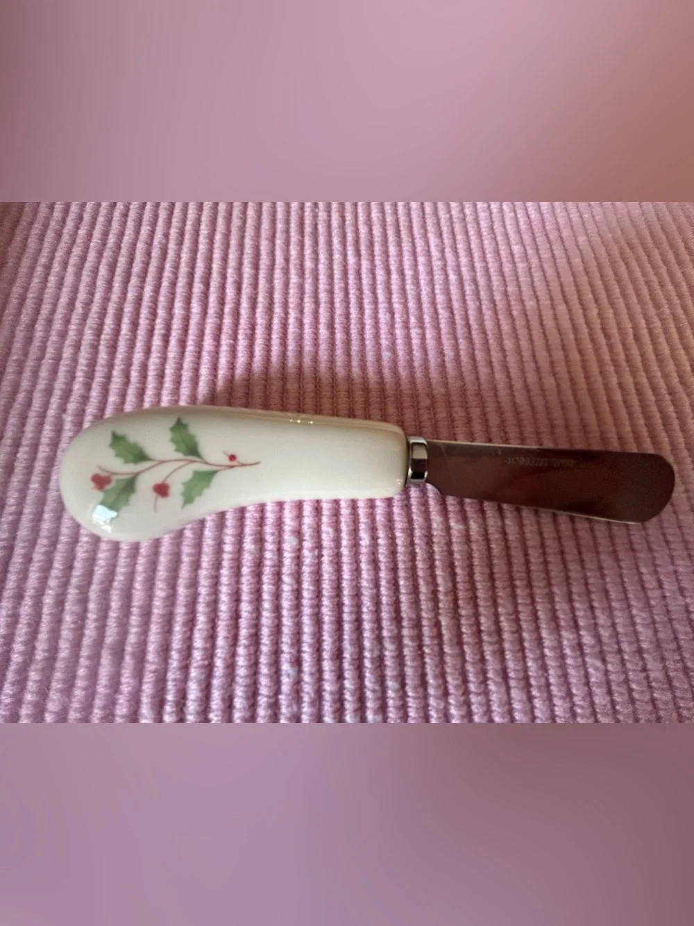 Lenox spreading knives leaf